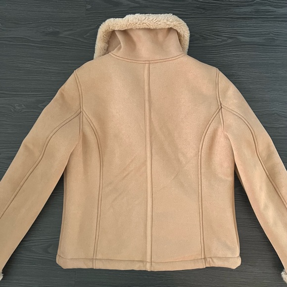 Rag Poets Suede & Shearling Coat - Picture 7 of 10